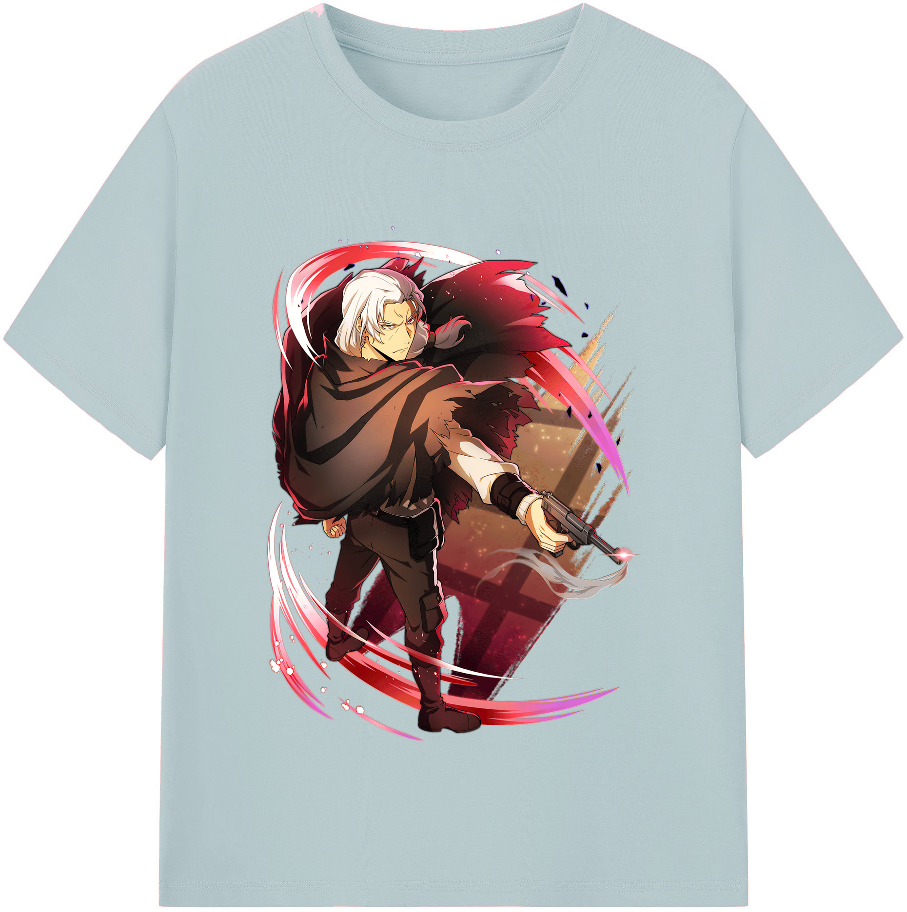 （画像用） 文豪ストレイドッグス Bungo Stray Dogs 綿100％半袖Tシャツ（フロントプリント）